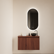 Toiletmeubel Gliss Echo Choco Eiken 80x50cm met toppaneel