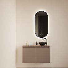 Toiletmeubel Gliss Echo Latte Kasjmier 80x50cm met toppaneel