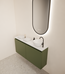 Toiletmeubel Gliss Echo Olijf Groen 100x50cm met toppaneel