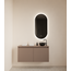 GLISS DESIGN Toiletmeubel Gliss Echo Latte Kasjmier 100x50cm met toppaneel