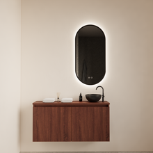 Toiletmeubel Gliss Echo Choco Eiken 100x50cm met toppaneel