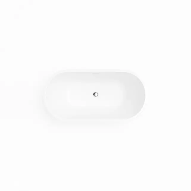 Vrijstaand bad Murano Mat Wit 170x75x58cm acryl met waste en overloop Vrijstaand bad Murano Mat Wit 170x75x58cm acryl met waste en overloop