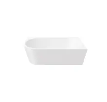 Half Vrijstaand hoekbad Ferro Rechts Mat Wit 180x80x58cm acryl met waste en overloop