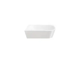 Half Vrijstaand hoekbad Ferro Links Glans Wit 180x80x58cm acryl met waste en overloop
