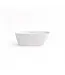 DutchLine Vrijstaand bad Elips Glans Wit 170x80x58cm acryl met waste en overloop