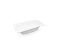 Inbouwbad RD 180x80x45 cm glans wit