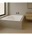Inbouwbad RD 180x80x45 cm Mat Wit