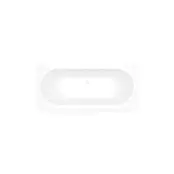 Inbouwbad RD Glans Wit 170x75x45cm Acryl Inbouwbad RD Glans Wit 170x75x45cm Acryl