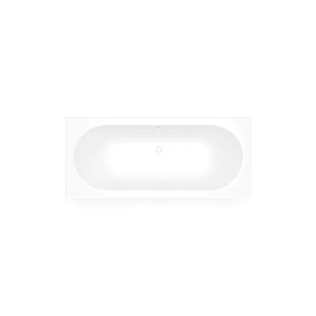 Inbouwbad RD Glans Wit 170x75x45cm Acryl Inbouwbad RD Glans Wit 170x75x45cm Acryl