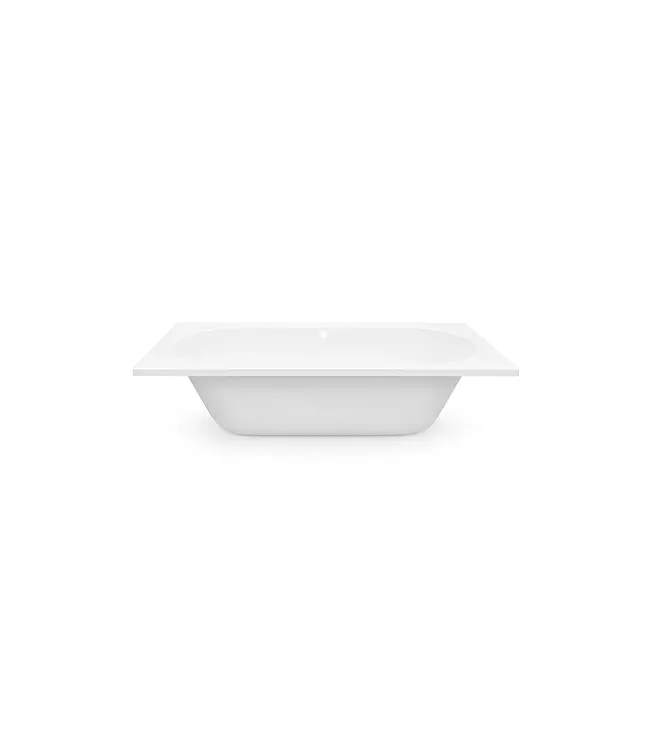 DutchLine Inbouwbad RD Glans Wit 170x75x45cm Acryl