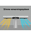 Handdroger Wash&Dry RVS - Automatsiche 2-in-1  Wastafelkraan met handdroger