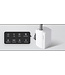 Handdroger Wash&Dry RVS - Automatsiche 2-in-1  Wastafelkraan met handdroger