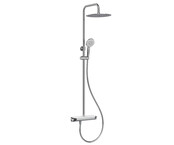 Opbouw Regendouche Tondell Chroom met planchet - Regendouche 30cm - 29.2951