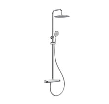 Opbouw Regendouche Tondell Chroom met planchet - Regendouche 30cm - 29.2951
