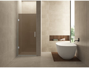 Douchedeur Profielloos 70cm Vintage brons glas⎢Wiesbaden Less nisdeur 8 mm nano - 20.3977