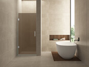 Douchedeur Profielloos 80cm Vintage brons glas⎢Wiesbaden Less nisdeur 8 mm nano - 20.3978