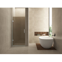 Douchedeur Profielloos 90cm vintage brons glas/Chroom⎢Wiesbaden Less nisdeur 8 mm nano - 20.3294