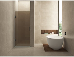 Douchedeur Profielloos 80cm vintage brons glas/Gunmetal⎢Wiesbaden Less nisdeur 8 mm nano - 20.3292