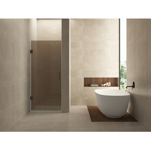 Douchedeur Profielloos 70cm vintage brons glas/Gunmetal⎢Wiesbaden Less nisdeur 8 mm nano - 20.3285