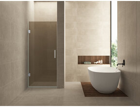 Douchedeur Profielloos 70cm vintage brons glas/Chroom⎢Wiesbaden Less nisdeur 8 mm nano - 20.3280