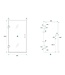 Douchedeur Profielloos 70cm Rookglas⎢Wiesbaden Less nisdeur 8 mm nano - 20.3996