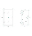 Douchedeur Profielloos 90cm Rookglas⎢Wiesbaden Less nisdeur 8 mm nano - 20.3727