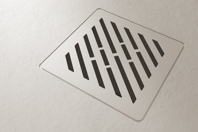 Douchevloer Medison Wit 120x90cm Composietsteen Douchevloer antislip ultra flat Veroni 3cm composietsteen