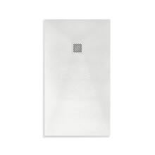 Douchevloer Medison Wit 90x90cm Composietsteen Douchevloer antislip ultra flat Veroni 3cm composietsteen