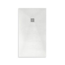 Douchevloer Medison Wit 140x90cm Composietsteen Douchevloer antislip ultra flat Veroni 3cm composietsteen