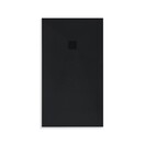 Douchevloer Medison Mat Zwart 120x90cm Composietsteen Douchevloer antislip ultra flat Veroni 3cm composietsteen