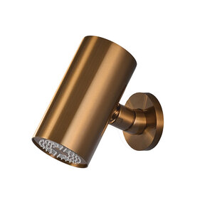 Hoofddouche UniMatch Beam Geborsteld Brons Koper rond 1 stand met muurbevestiging PVD - 29.7825