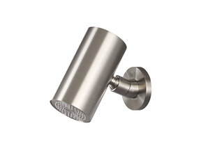 Hoofddouche UniMatch Beam Geborsteld Staal rond 1 stand met muurbevestiging PVD - 29.7822