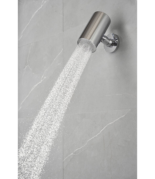Hoofddouche UniMatch Beam Chroom rond 1 stand met muurbevestiging - 29.7820