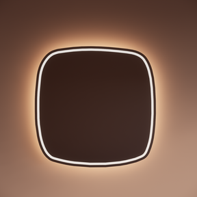 Spiegel Gliss Axis Organisch 60cm sensor bediening met dimbaar licht - geinteg. Spiegelverwarming