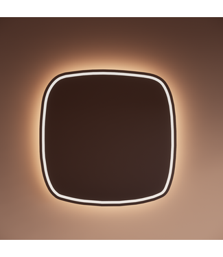 GLISS DESIGN Spiegel Gliss Axis Organisch 80cm sensor bediening met dimbaar licht - geinteg. Spiegelverwarming