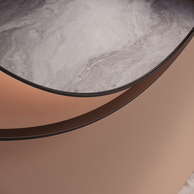 Spiegel Gliss Kosmos Zwart Rond 100cm sensor bediening met dimbaar licht - Spiegelverwarming