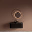 GLISS DESIGN Spiegel Gliss Kosmos Copper Rond 80cm sensor bediening met dimbaar licht - Spiegelverwarming