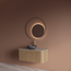 GLISS DESIGN Spiegel Gliss Kosmos Goud Rond 80cm sensor bediening met dimbaar licht - Spiegelverwarming