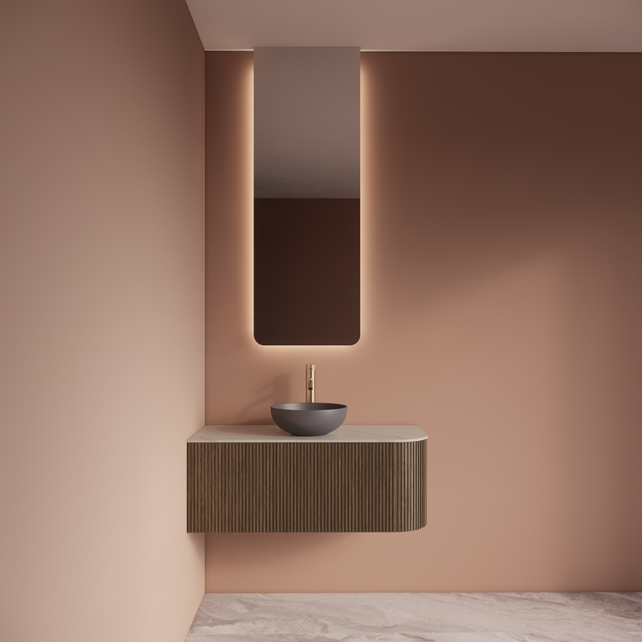 Spiegel Gliss Lucis 120x40cm – sensor bediening met dimbaar licht & spiegelverwarming