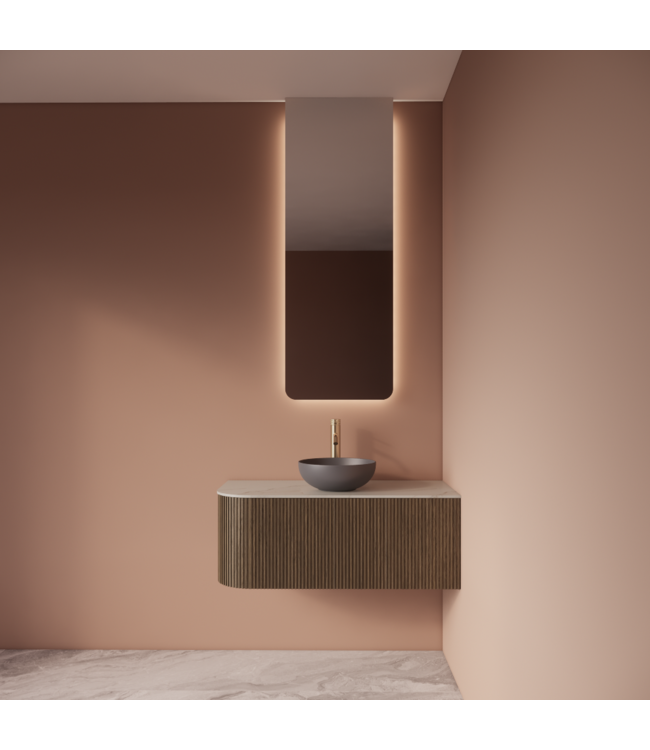 Spiegel Gliss Lucis 120x40cm – sensor bediening met dimbaar licht & spiegelverwarming