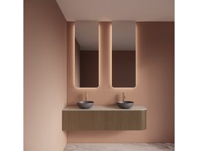 Spiegel Gliss Lucis 120x50cm – sensor bediening met dimbaar licht & spiegelverwarming