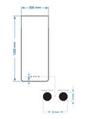 Spiegel Gliss Lucis 120x50cm – sensor bediening met dimbaar licht & spiegelverwarming