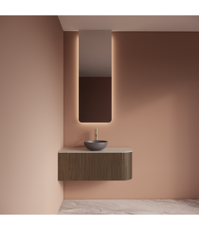 Spiegel Gliss Lucis 140x50cm – sensor bediening met dimbaar licht & spiegelverwarming