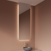 Spiegel Gliss Lucis 140x40cm – sensor bediening met dimbaar licht & spiegelverwarming