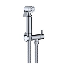 Bidetset met handdouche Chroom met handdouche en doucheslang 1/2"
