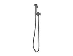 Bidetset met handdouche Lucci Gunmetal met handdouche en doucheslang 1/2"