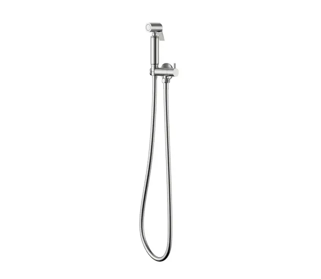 Bidetset met handdouche Lucci Geborsteld Staal met handdouche en doucheslang 1/2"