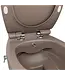 Geberit UP320 toiletset - ISVEA Hangend toilet met bidet Mat Taupe