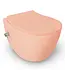 Geberit UP320 toiletset - ISVEA Hangend toilet met bidet Zalmroze