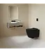 Geberit UP320 toiletset - ISVEA Hangend toilet met bidet Zwart